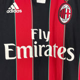 2012/13 AC MILAN IBRAHIMOVIC #11 *PLAYER ISSUE* HOME SHIRT (L) ADIDAS