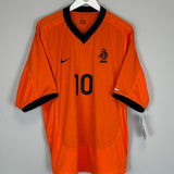 2000/02 NETHERLANDS BERGKAMP #10 *BNWT* HOME SHIRT (XL) NIKE