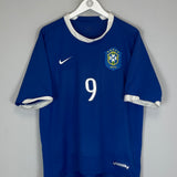 2006/07 BRAZIL RONALDO #9 AWAY SHIRT (L) NIKE