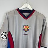 1998/01 BARCELONA GUARDIOLA #4 C/L AWAY SHIRT (XL) NIKE