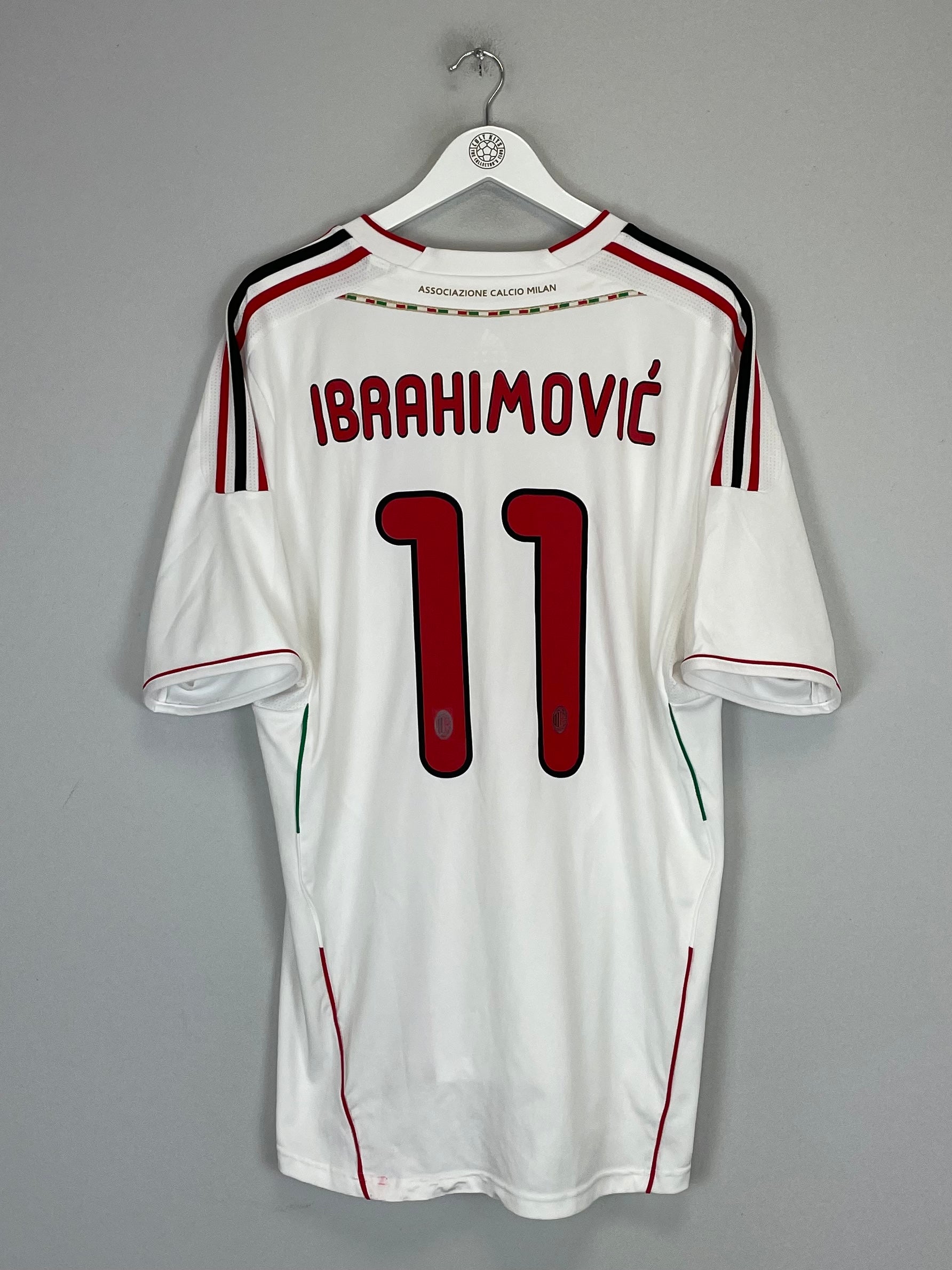 2011/12 AC MILAN IBRAHIMOVIC #11 AWAY SHIRT (XL) ADIDAS