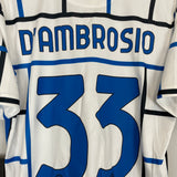 2020/21 INTER MILAN D'AMBROSIO #33 *BNWT* AWAY SHIRT (L) NIKE