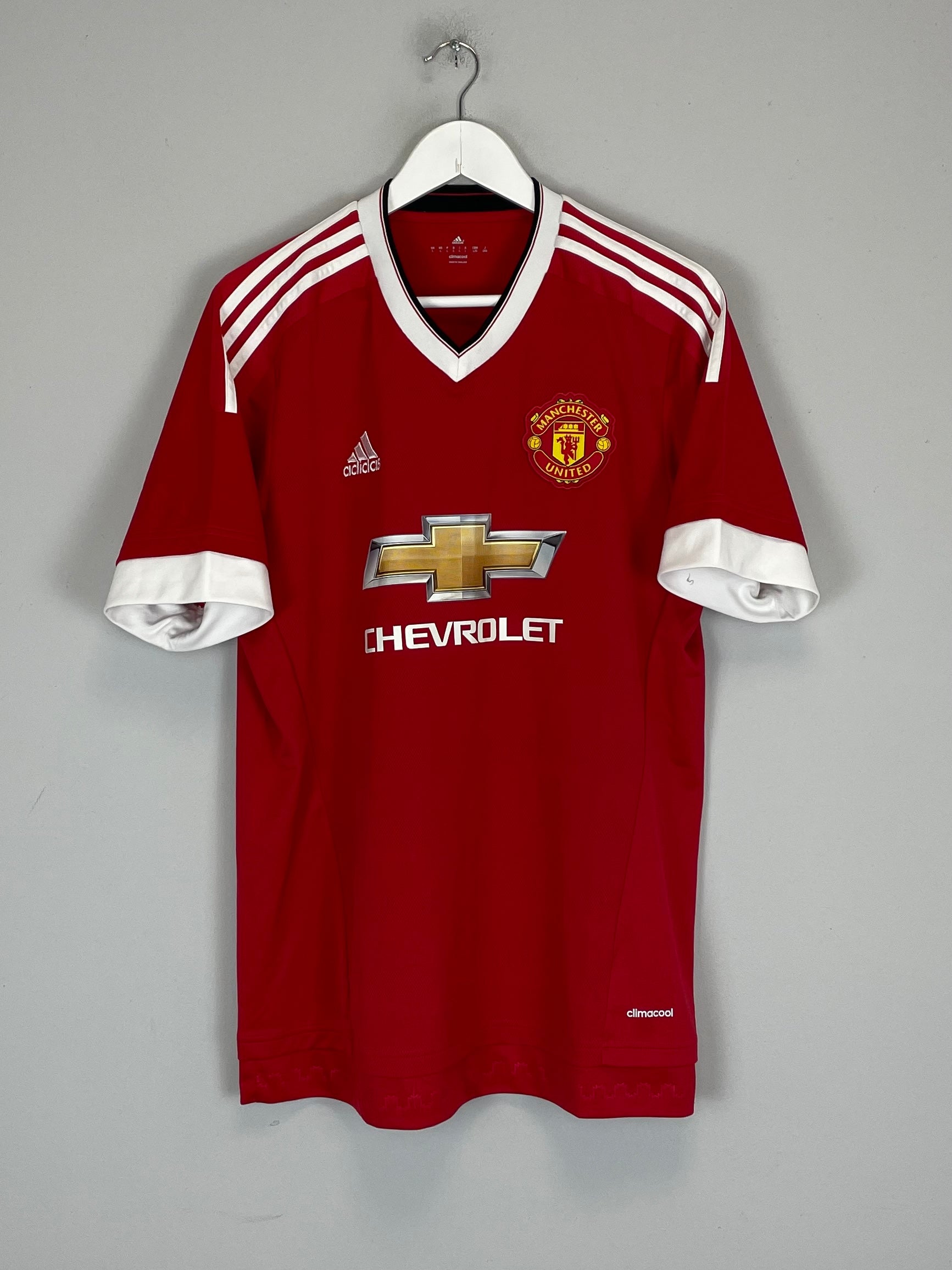 2015/16 MANCHESTER UNITED HOME SHIRT (L) ADIDAS