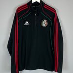 2010 MEXICO 1/4 ZIP FLEECE JACKET (L) ADIDAS