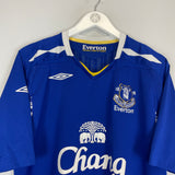 2007/08 EVERTON ARTETA #6 HOME SHIRT (XL) UMBRO