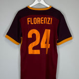 2015/16 ROMA FLORENZI #24 HOME SHIRT (L) NIKE