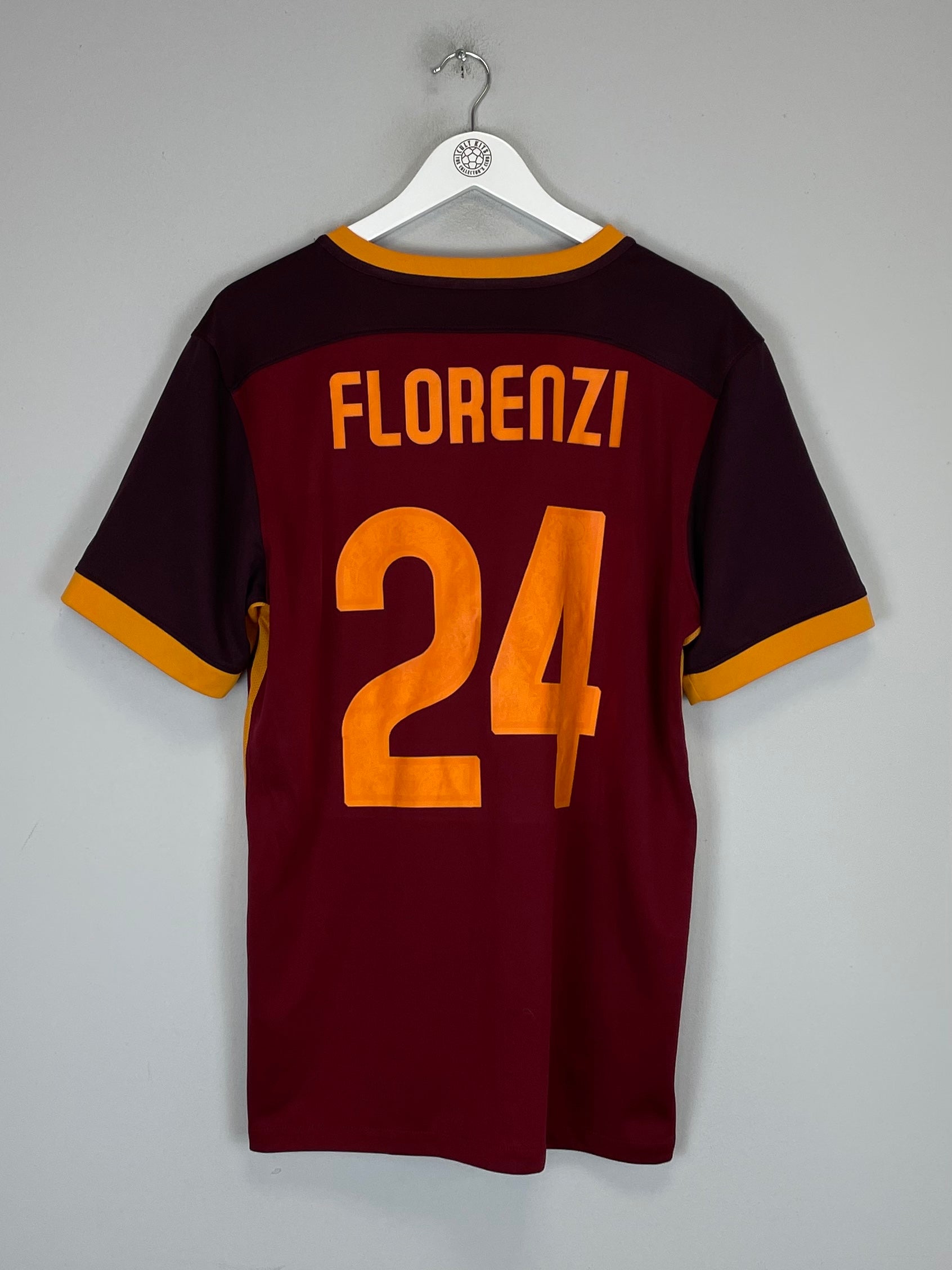 2015/16 ROMA FLORENZI #24 HOME SHIRT (L) NIKE