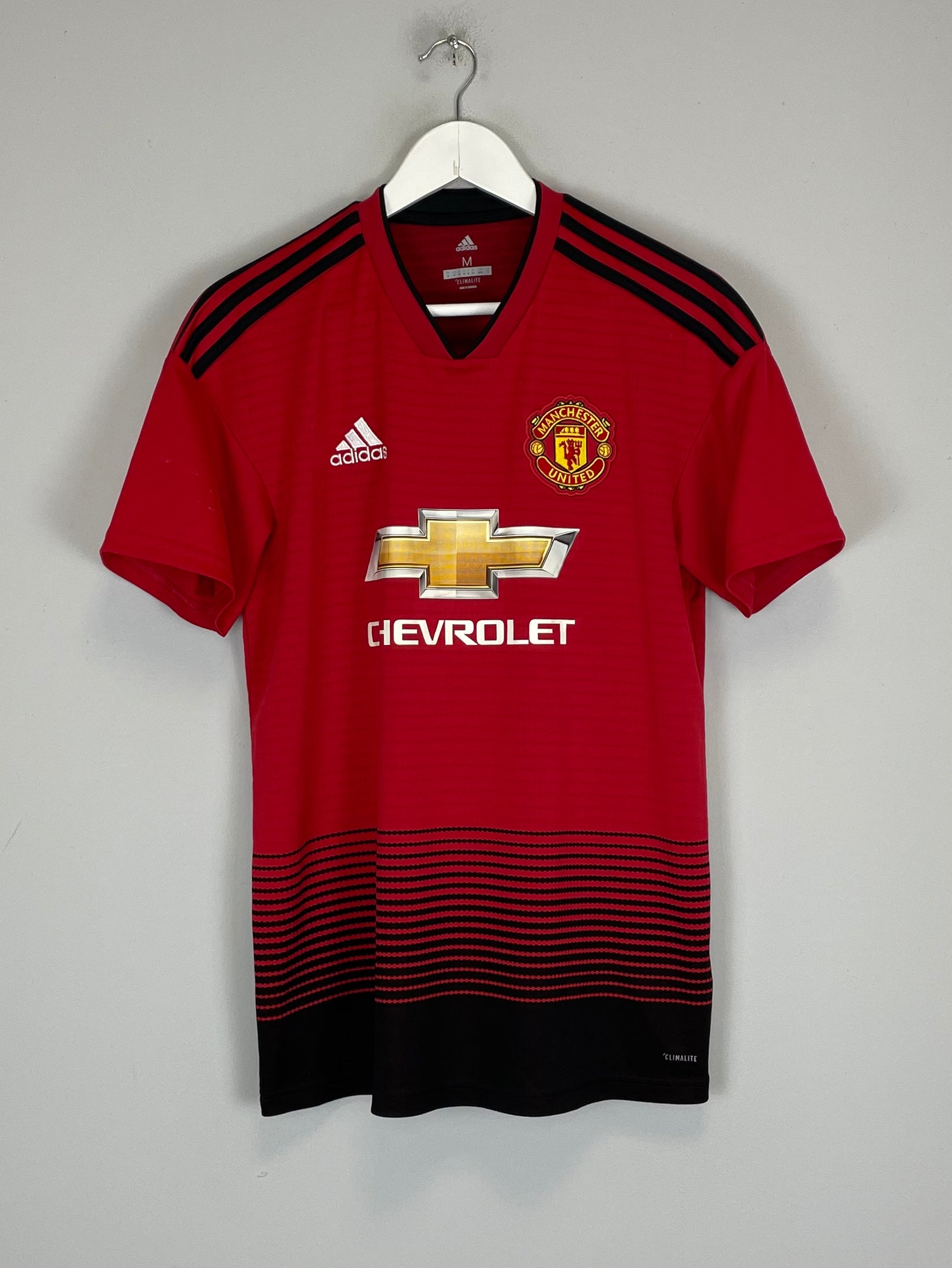 2018/19 MANCHESTER UNITED HOME SHIRT (M) ADIDAS