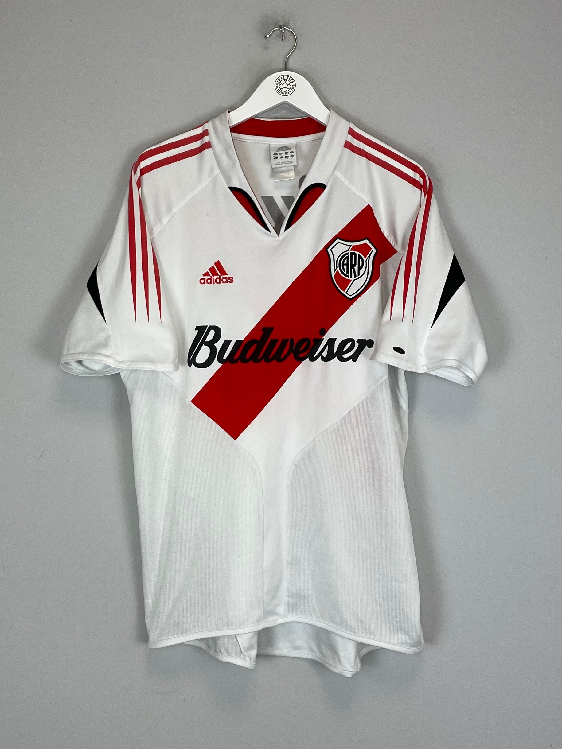 2004/05 RIVER PLATE HOME SHIRT (L) ADIDAS