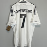 2012/13 GERMANY SCHWEINSTEIGER #7 *BNWT* HOME SHIRT (XL) ADIDAS