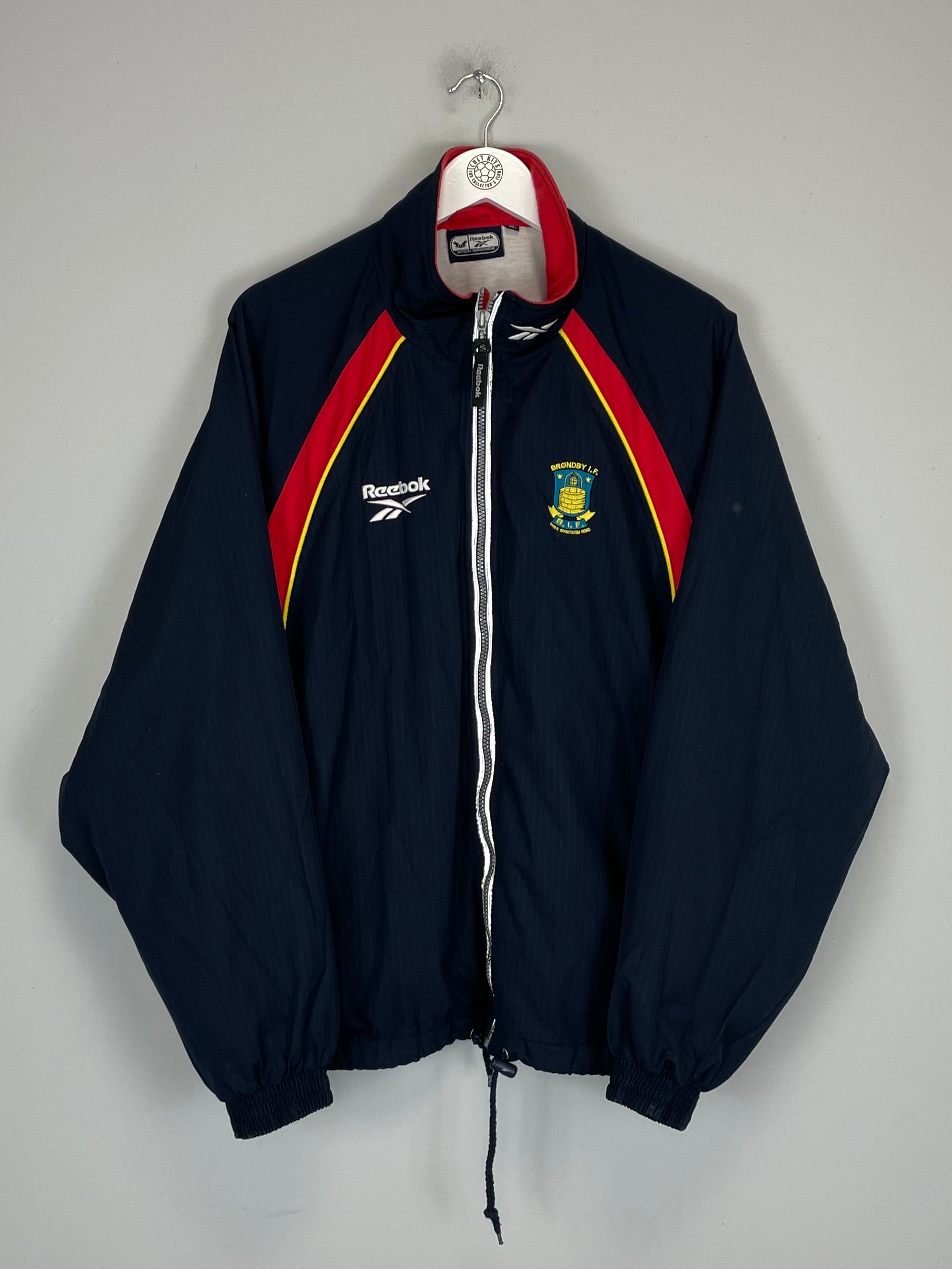 1997/98 BRONDBY TRACK JACKET (XL) REEBOK