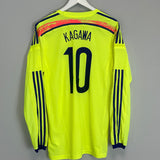 2013/14 JAPAN KAGAWA #10 *PLAYER ISSUE* L/S AWAY SHIRT (L) ADIDAS