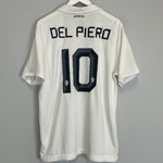 2010/11 JUVENTUS DEL PIERO #10 AWAY SHIRT (XL) NIKE