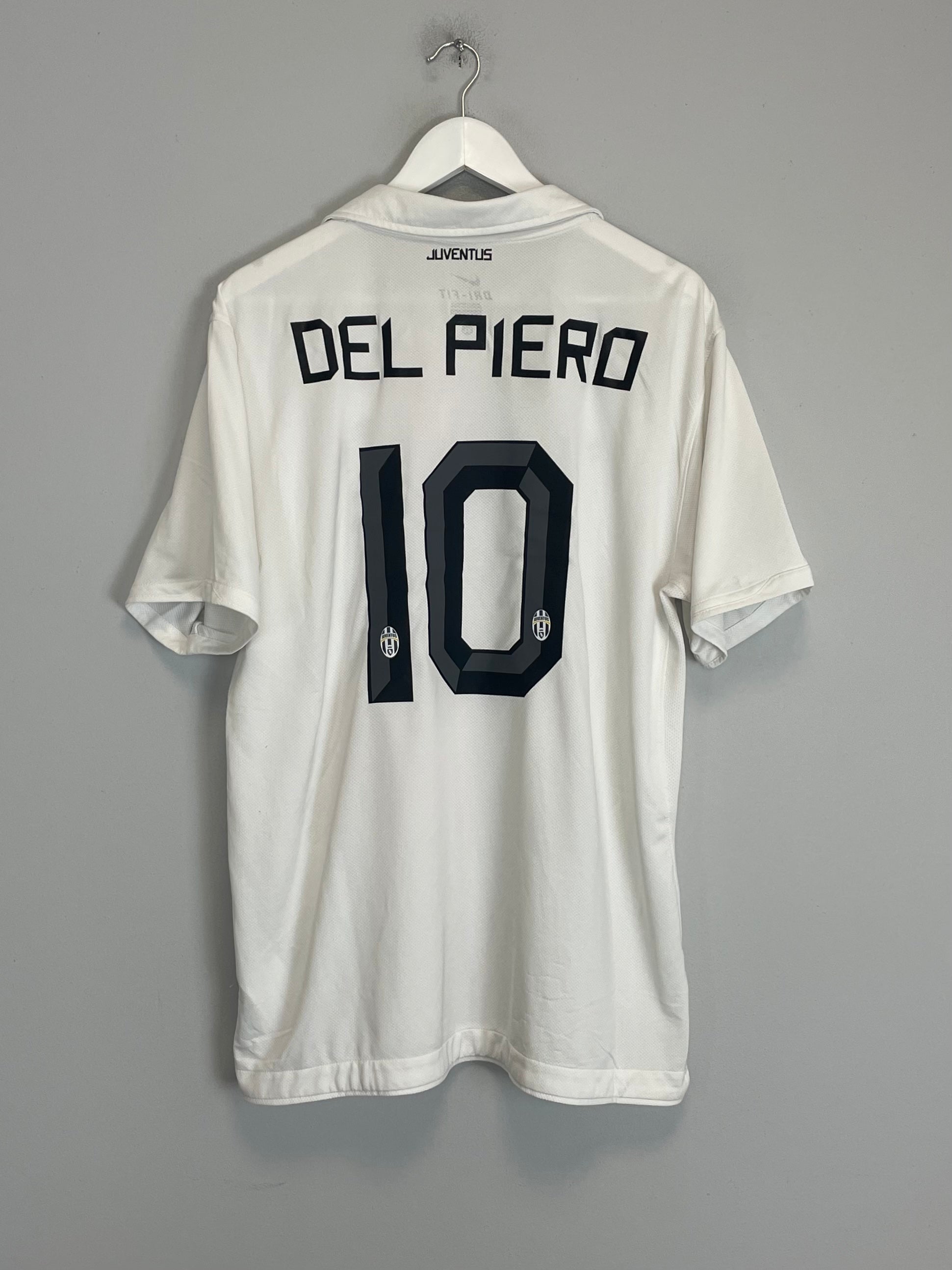 2010/11 JUVENTUS DEL PIERO #10 AWAY SHIRT (XL) NIKE