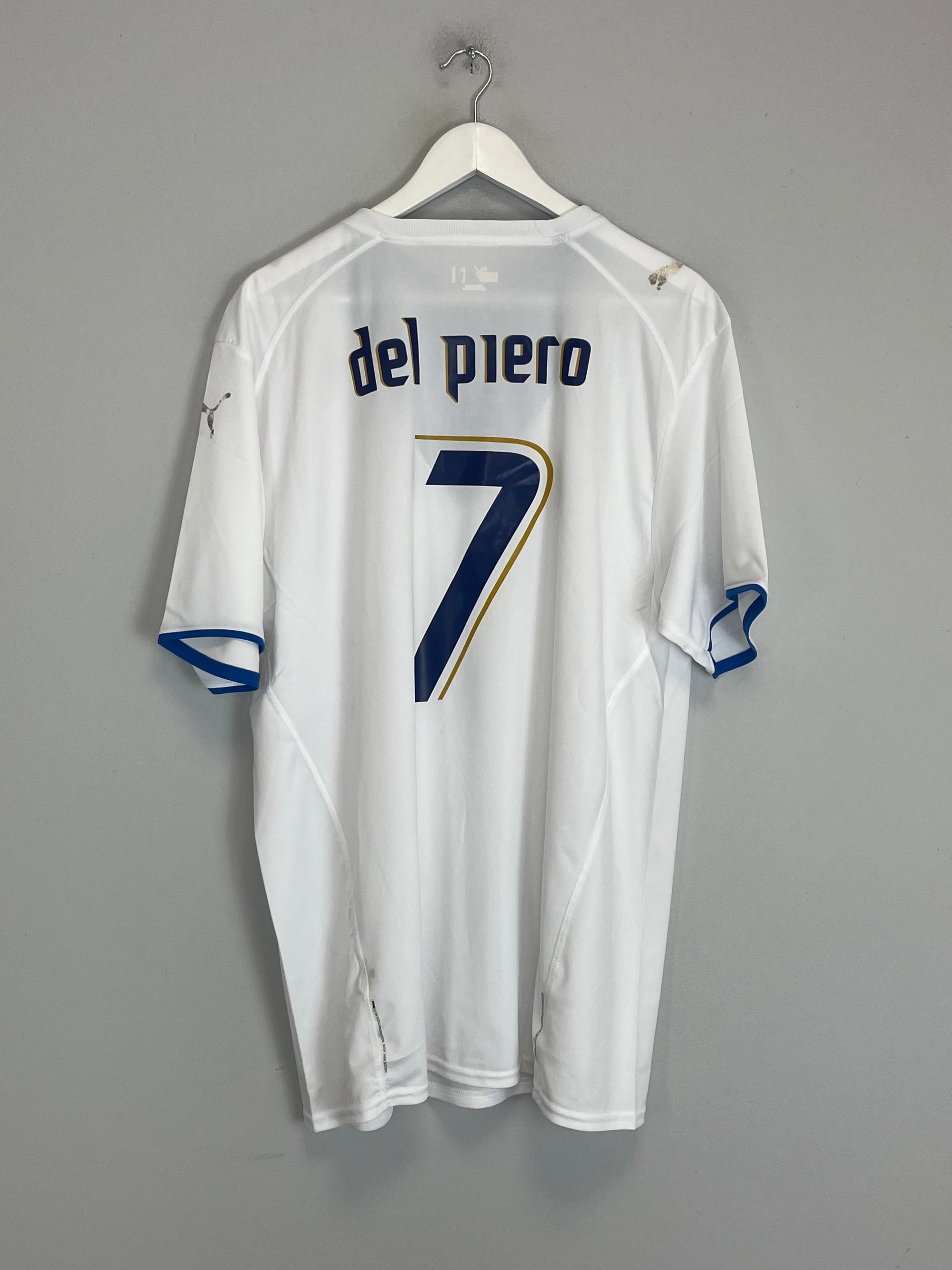 2006/07 ITALY DEL PIERO #7 AWAY SHIRT (XL) PUMA