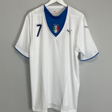 2006/07 ITALY DEL PIERO #7 AWAY SHIRT (XL) PUMA