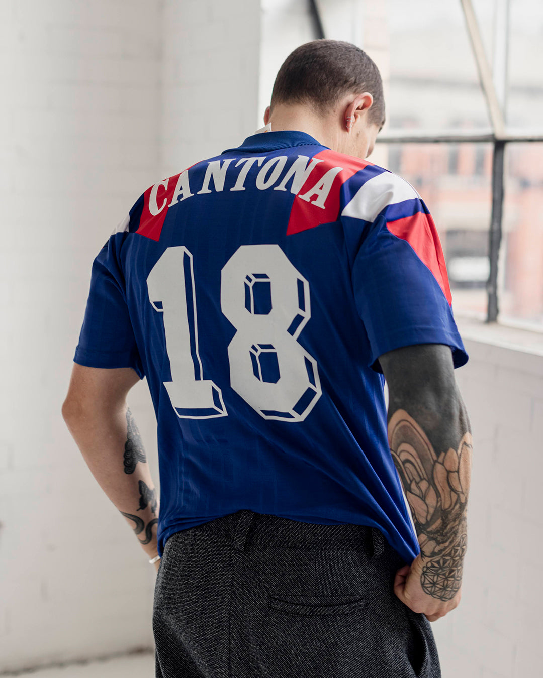 Cult Kits | France Cantona 1992 Home Shirt - Classic Football Shirts, Vintage Football Shirts & Retro Football Shirts