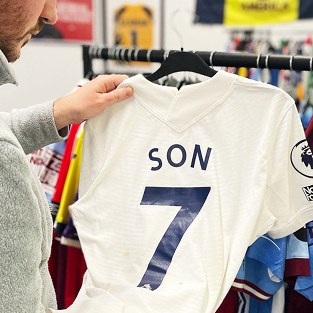 Cult Kits | Match worn spurs nike Son shirt - Classic Football Shirts, Vintage Football Shirts & Retro Football Shirts