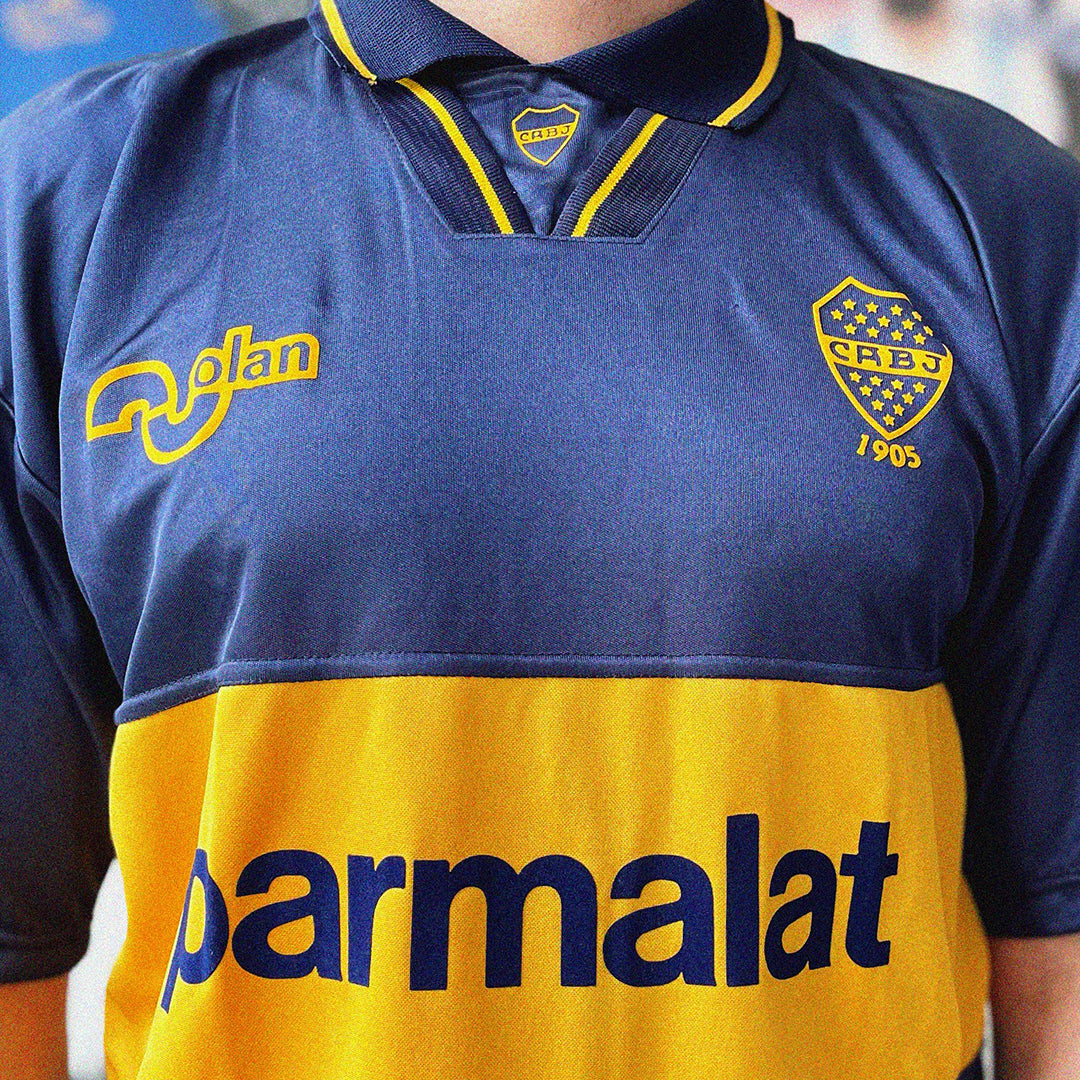 Cult Kits | Boca juniors olan home official reissue shirt - official re-issue collection - Classic Football Shirts, Vintage Football Shirts & Retro Football Shirts