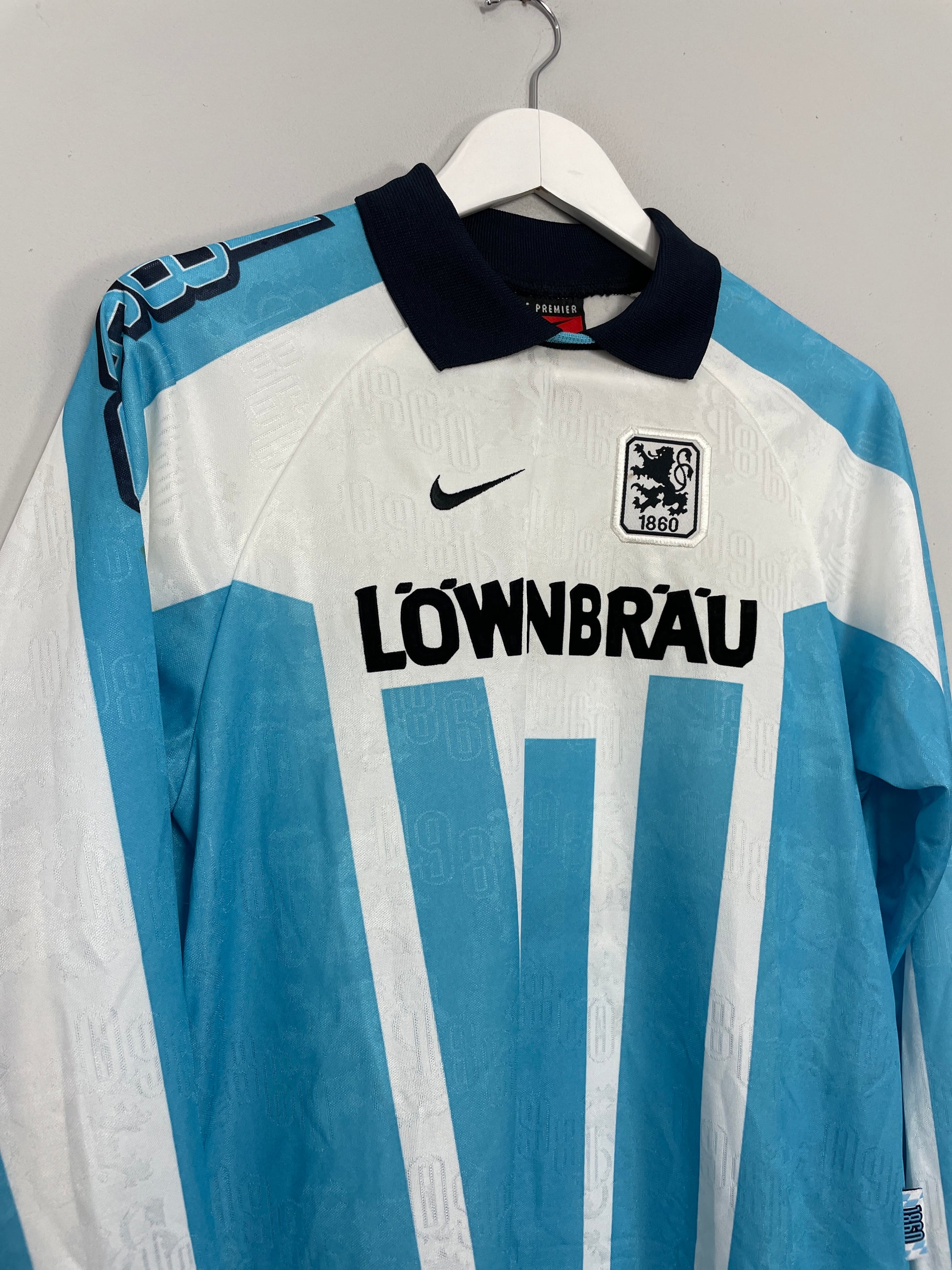 Classic Football Shirts on X: Home & Away 1860 Munich x Nike // 1995 That  Futura Nike logo 💥  / X