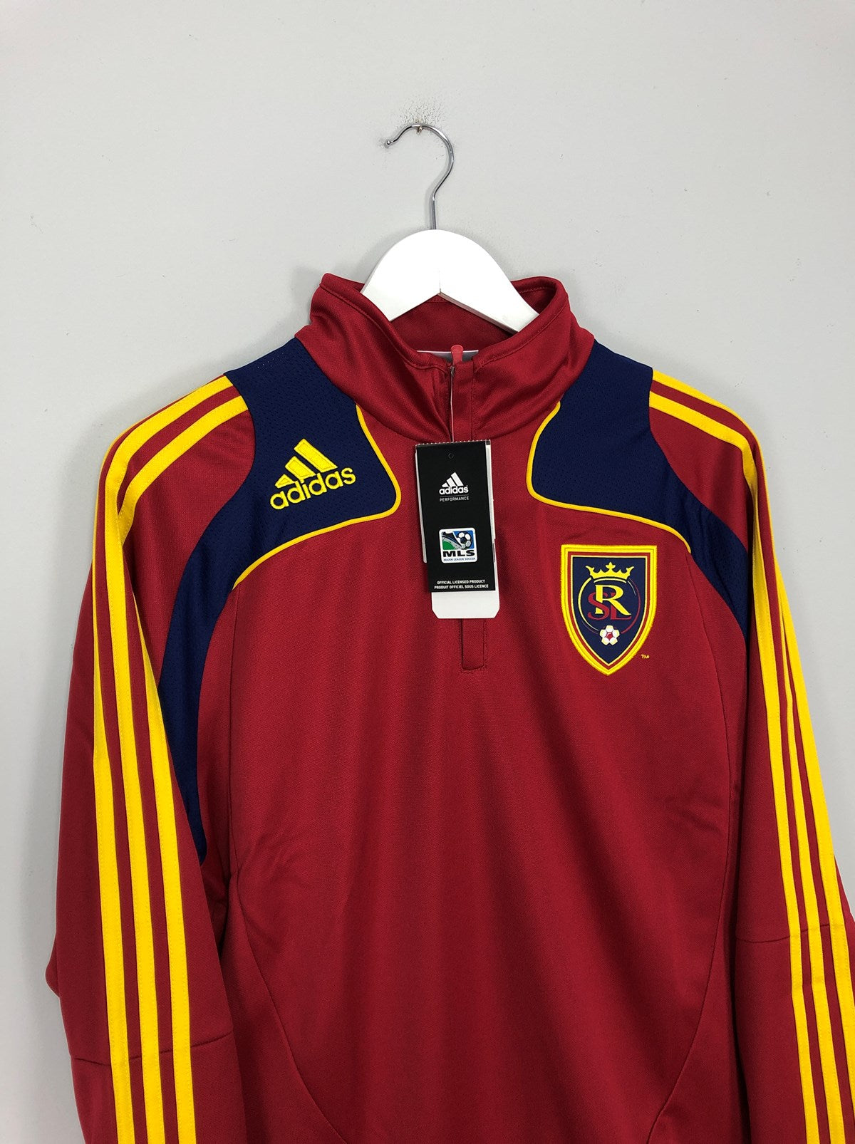 Cult Kits - 2007/08 REAL SALT LAKE *BNWT* ADIDAS 1/2 ZIP JACKET (L)